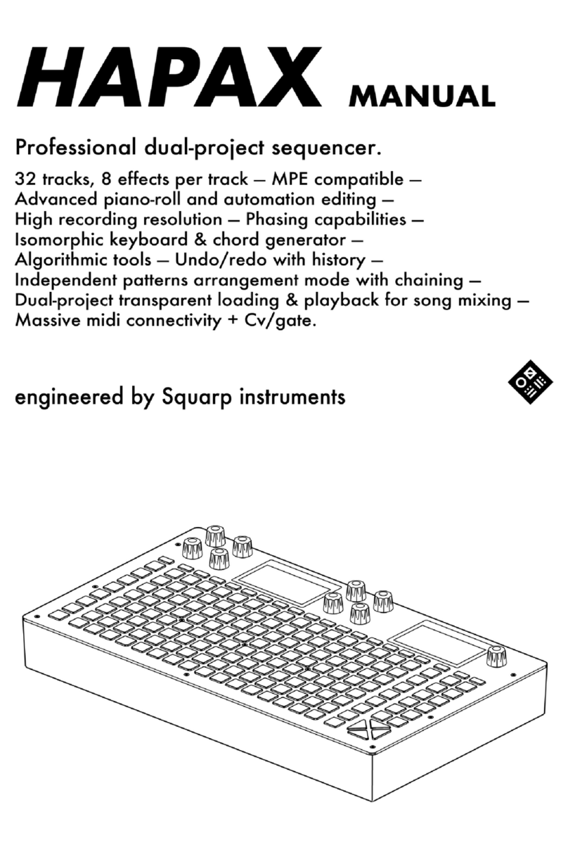 Squarp Instruments HAPAX User manual