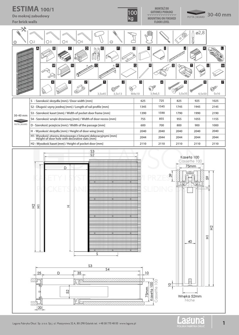 laguna ESTIMA 100/1 manual
