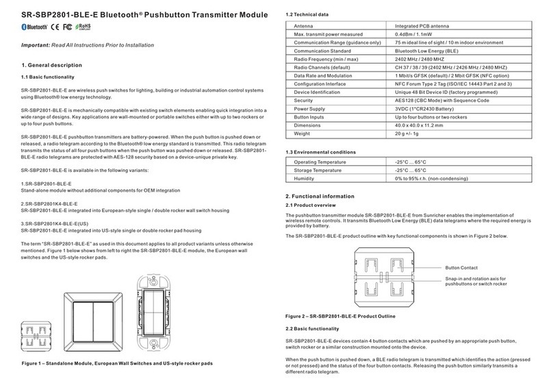 Sunricher SR-SBP2801-BLE-E instructions