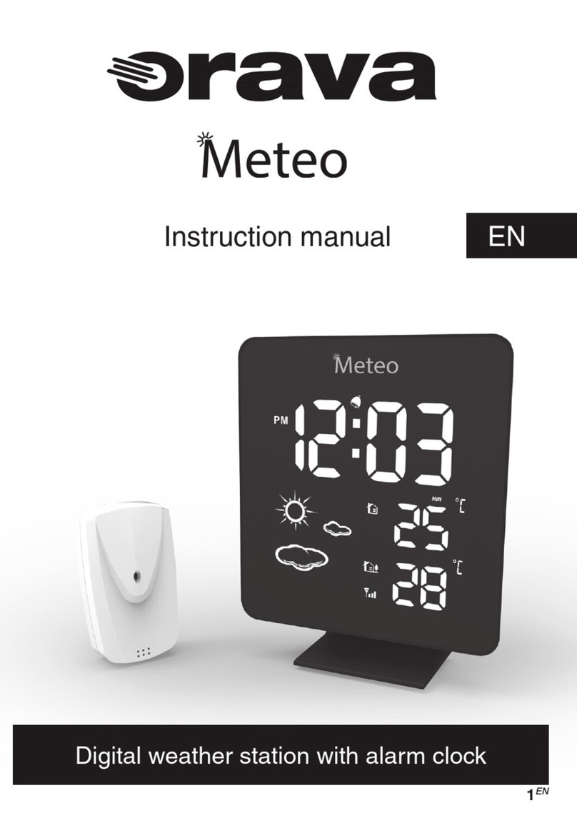 Orava Meteo instruction manual