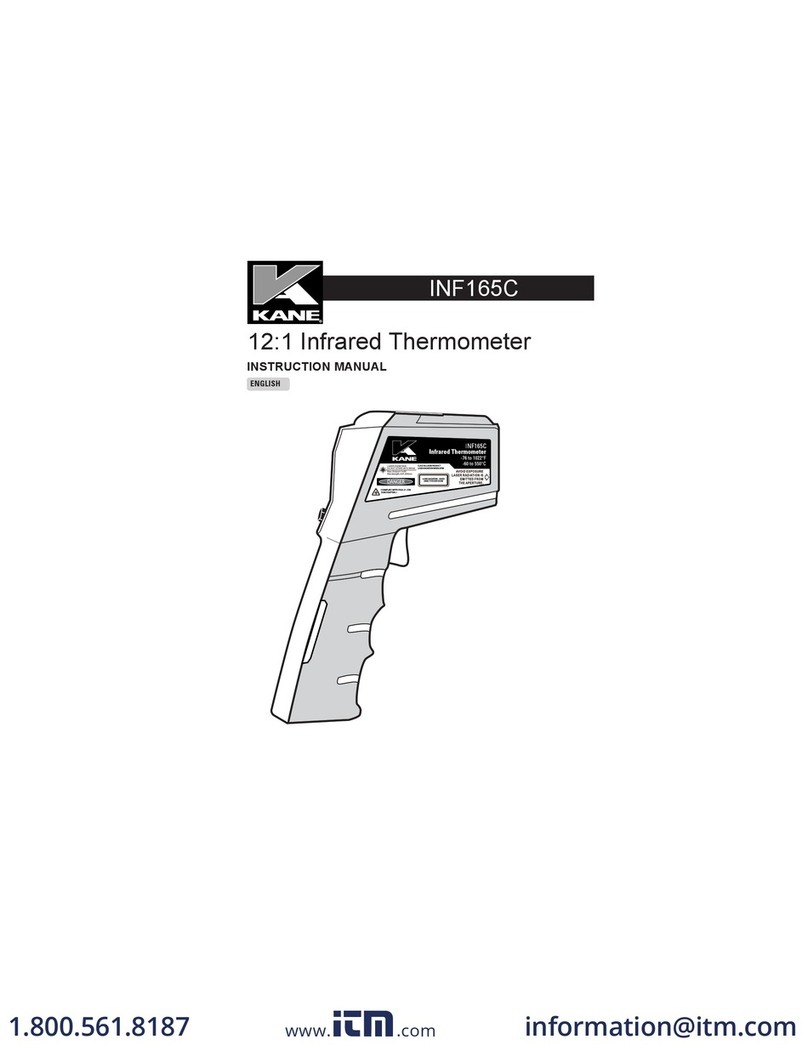 Kane INF165C instruction manual