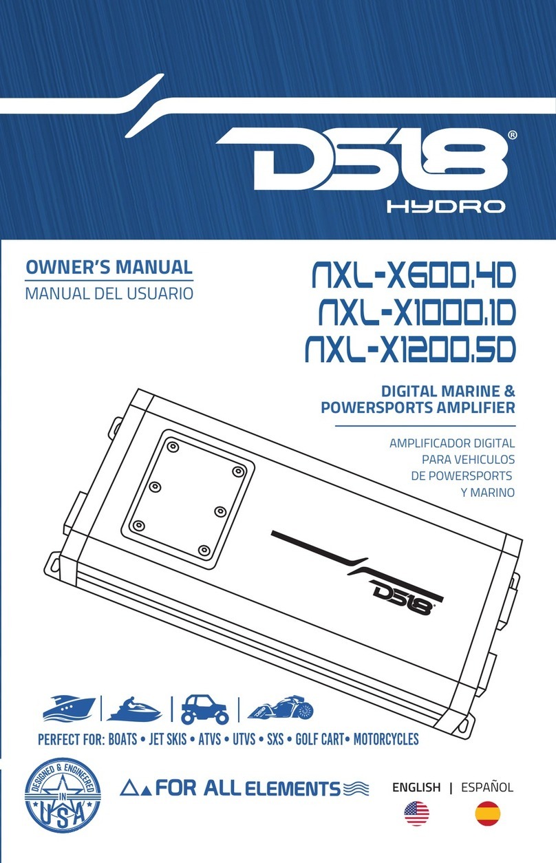 DS18 NXL-X600.4D User manual