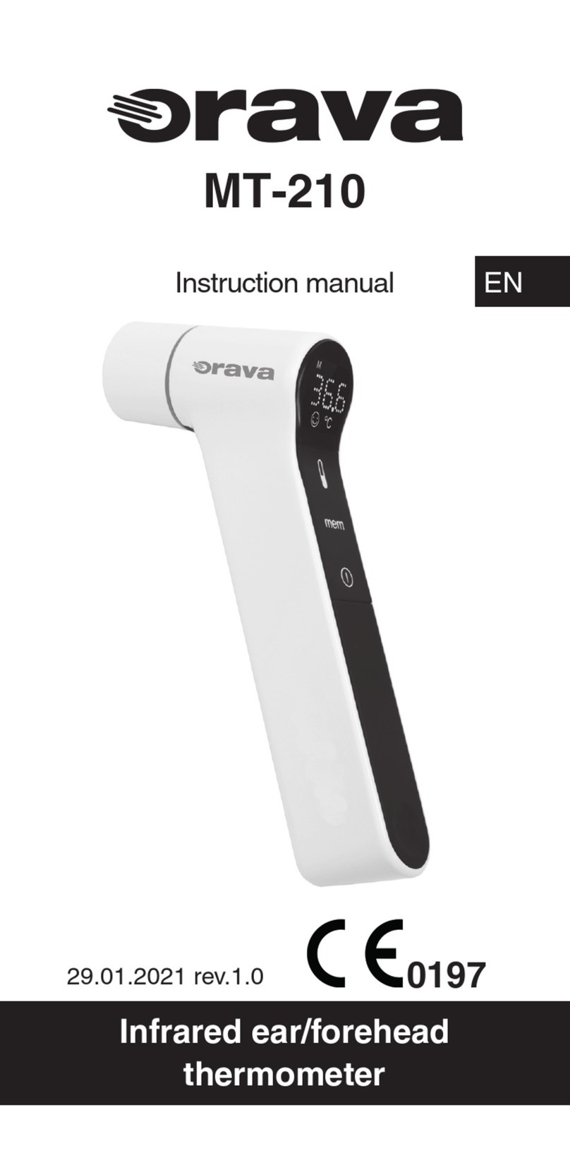 Orava MT-210 instruction manual
