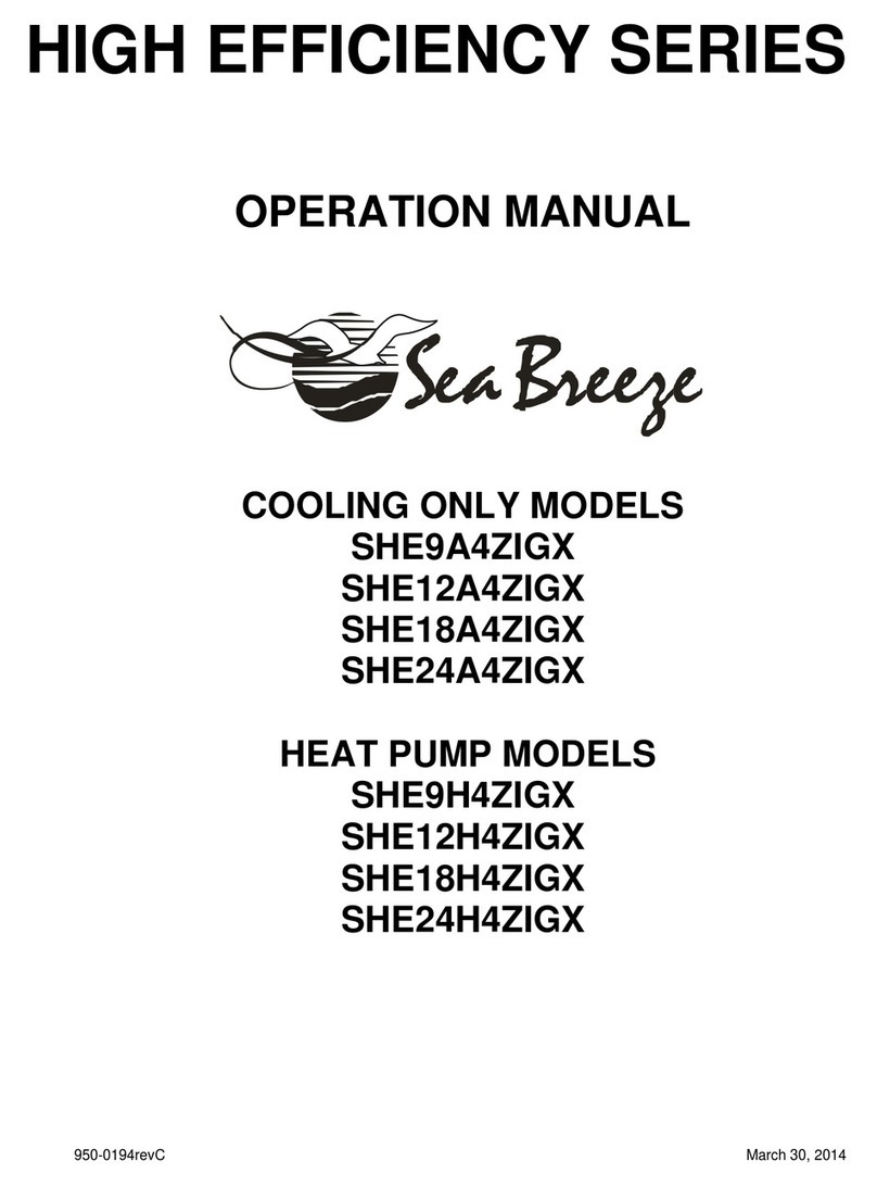 Seabreeze HIGH EFFICIENCY Series User manual