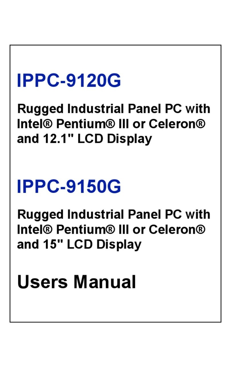 Advantech IPPC-9120G User manual