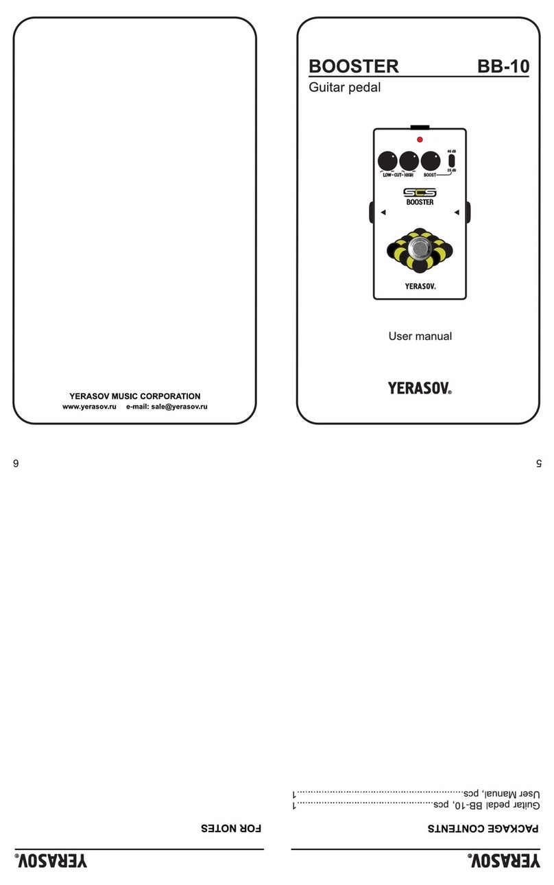 Yerasov BOOSTER BB-10 user manual