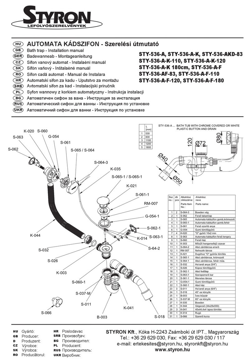 Styron STY-536-A User manual