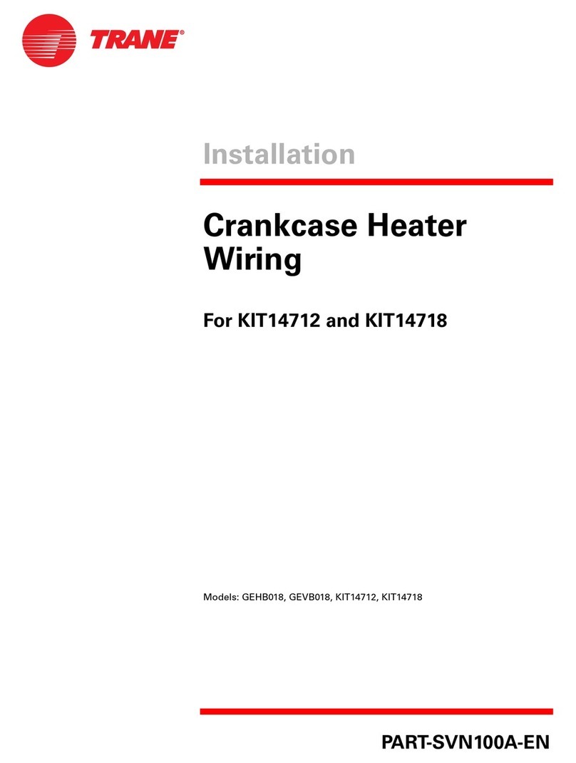 Trane GEHB018 User manual