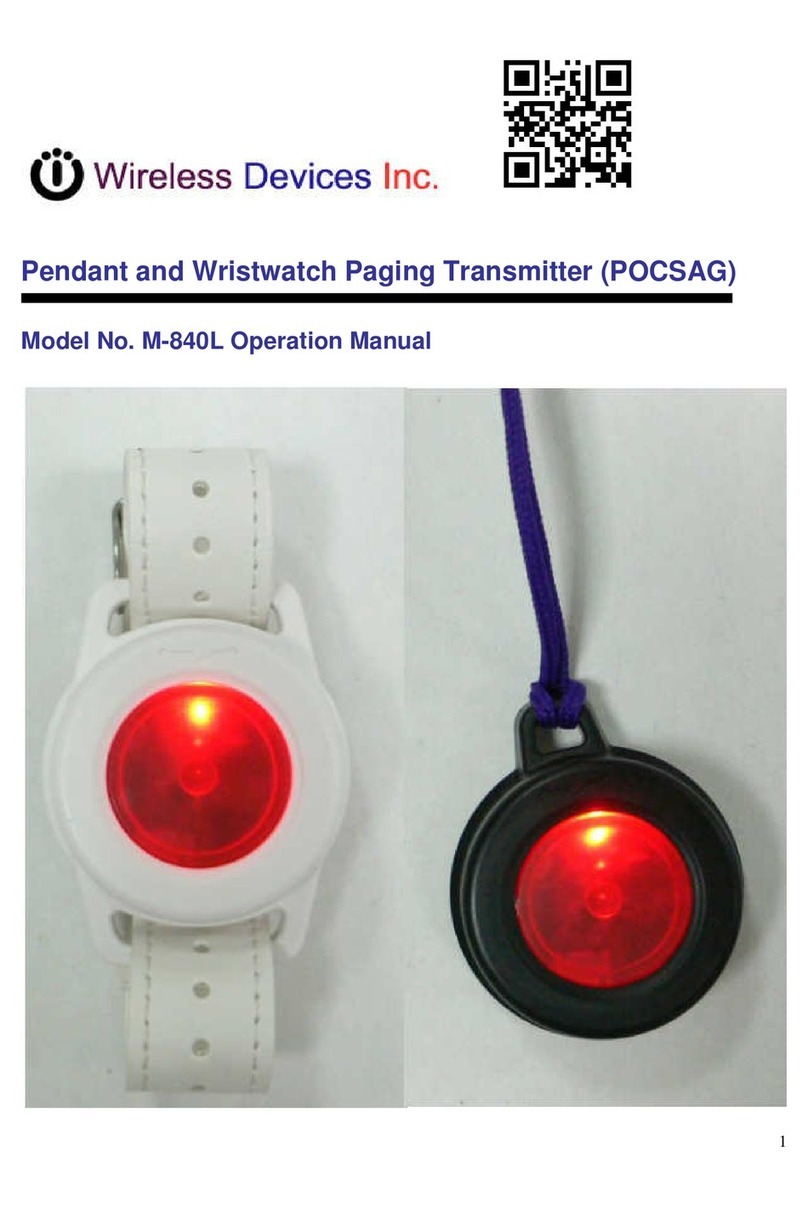 Wireless Devices M-840L Operation manual