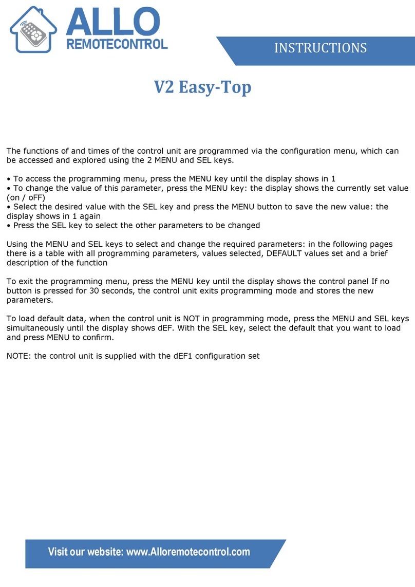ALLO V2 Easy-Top instructions