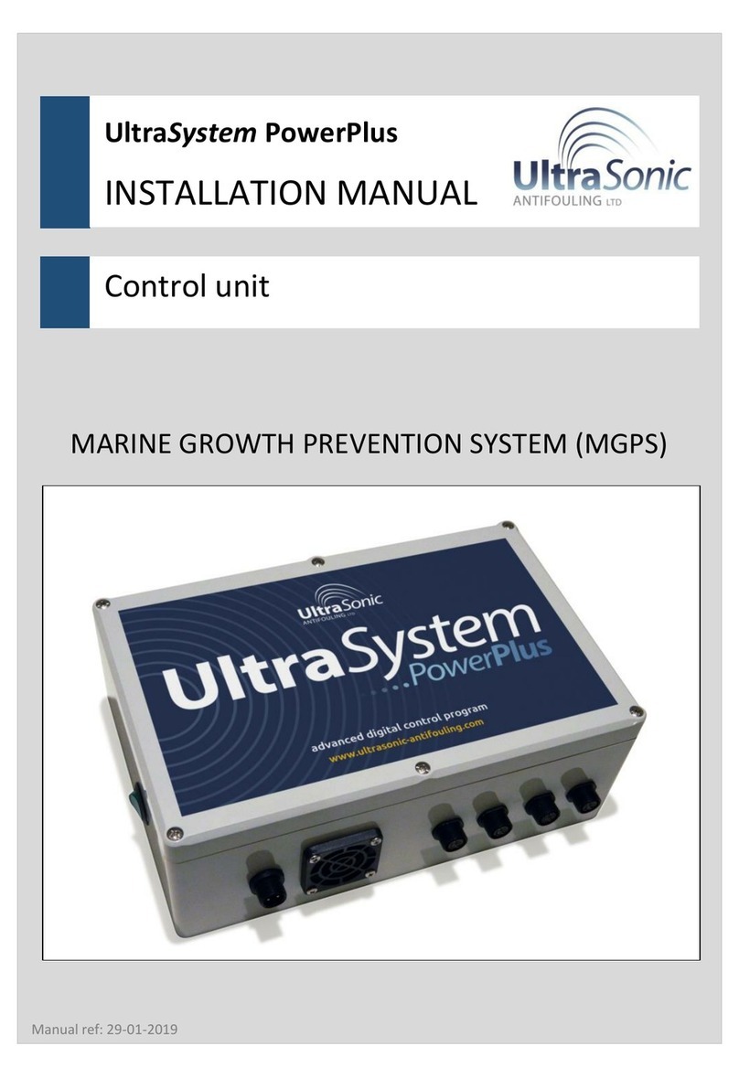 Ultrasonic UltraSystem PowerPlus installation manual