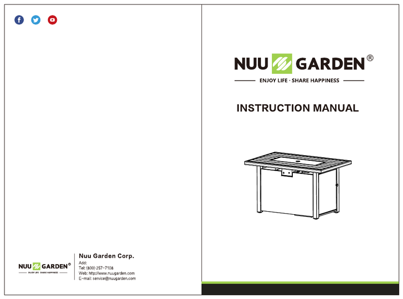 Nuu Garden AF015 instruction manual