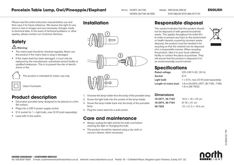 Clas Ohlson D92-32-UK User manual