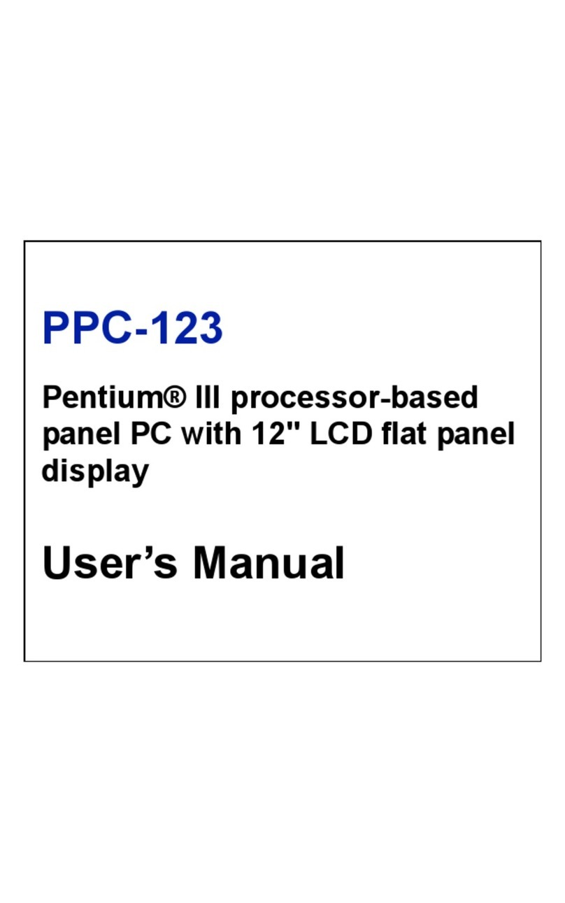 Advantech PPC-123 User manual