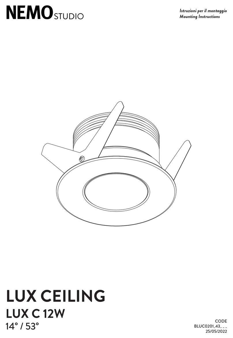 Nemo LUX C 12W Mounting instructions