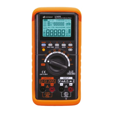 Keysight U1401B quick start guide