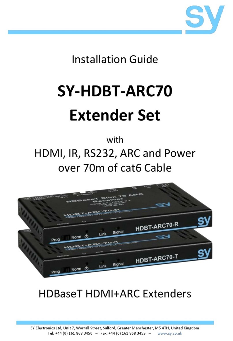 SY HDBT-ARC70-R User manual