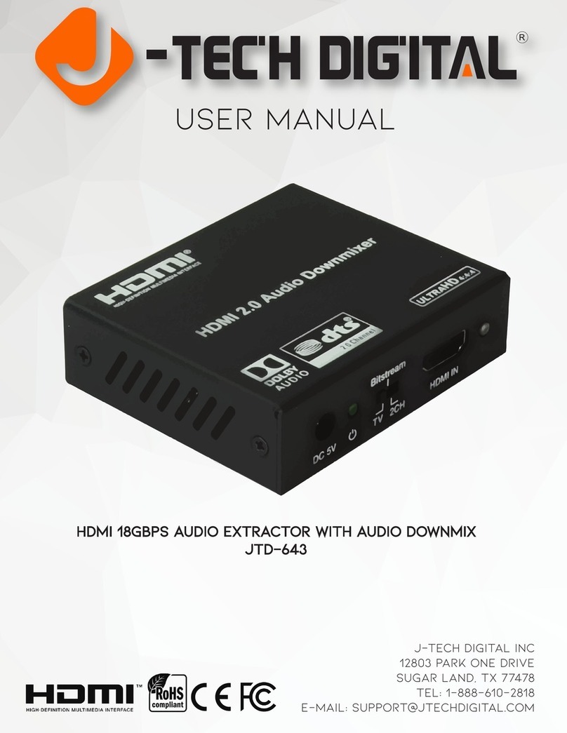 J-Tech Digital JTD-643 user manual