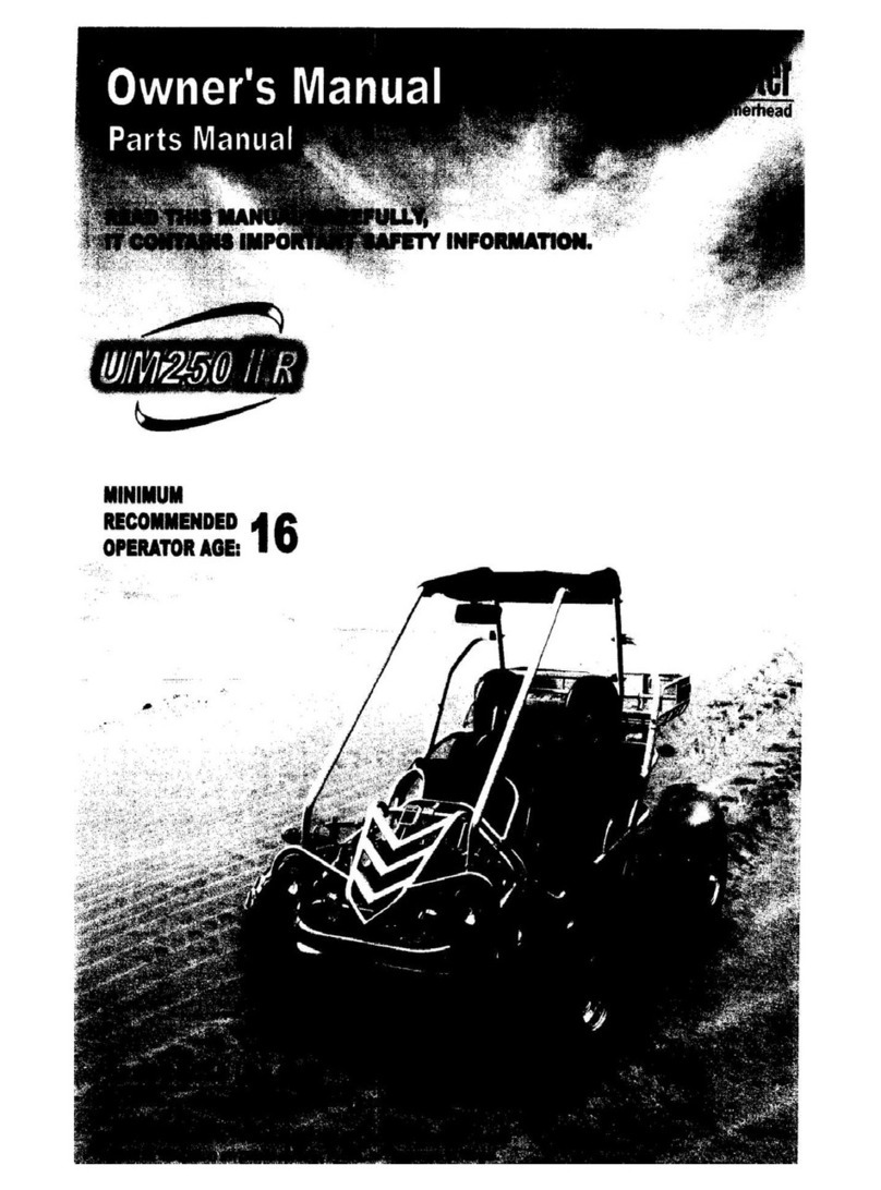 Hammerhead UM250IIR 2005 Owner's manual and parts manual