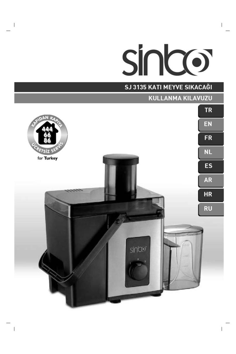 Sinbo SJ 3135 manual