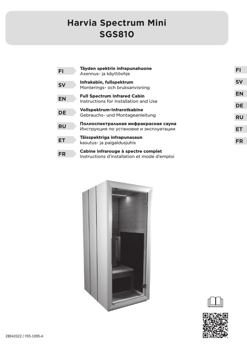Harvia Spectrum Mini User manual Harvia Spectrum Mini User manual