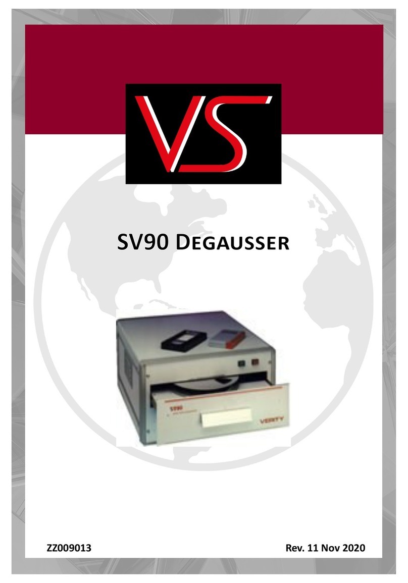 VS SV90 operating manual