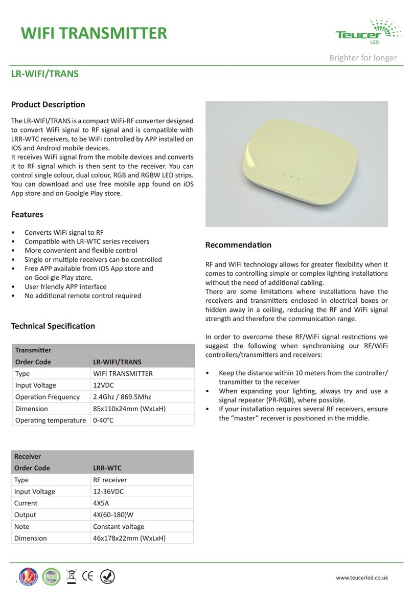 TEUCER LR-WIFI/TRANS instructions