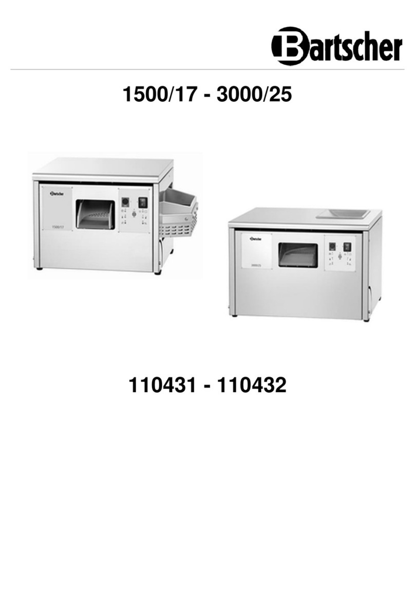 Bartscher 1500/17 User guide