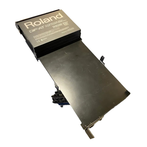 Roland RAF-70 User manual