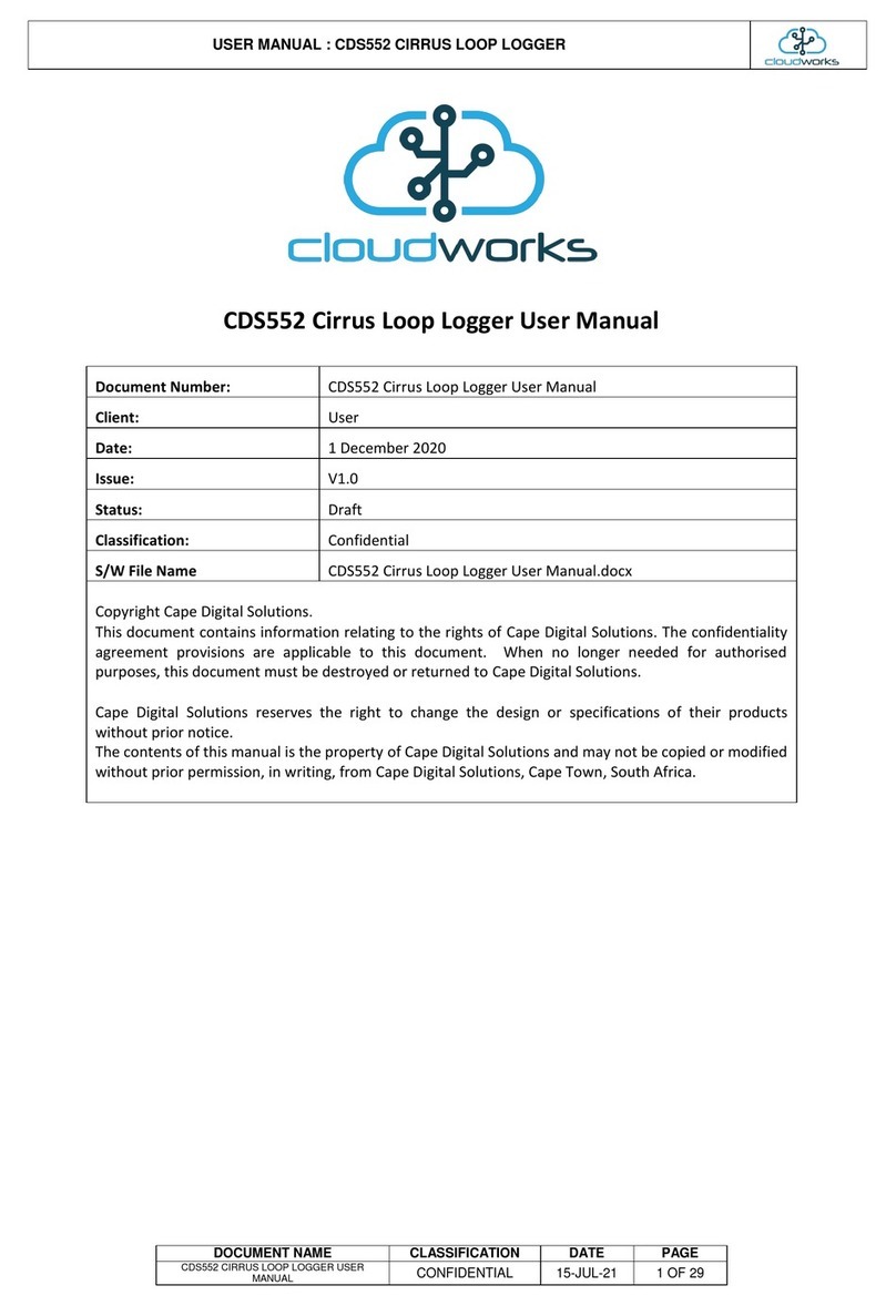cloudworks CDS552 user manual