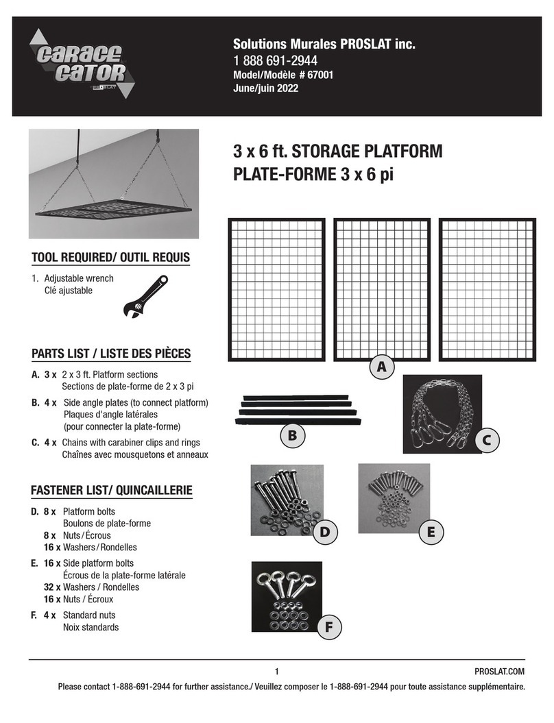 Proslat GARAGE GATOR 67001 instructions