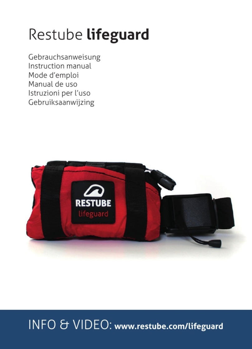 Restube Lifeguard instruction manual