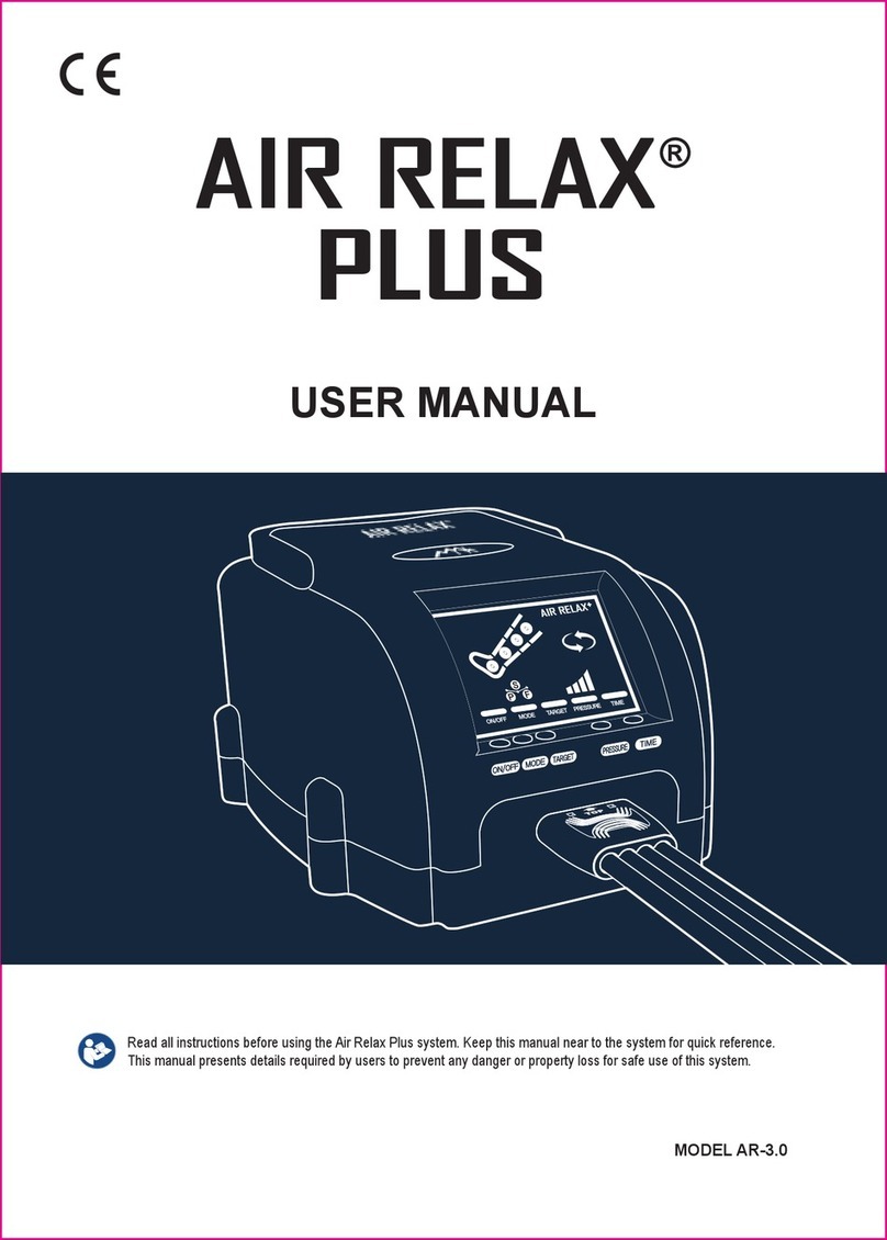 Air Relax Plus AR-3.0 user manual