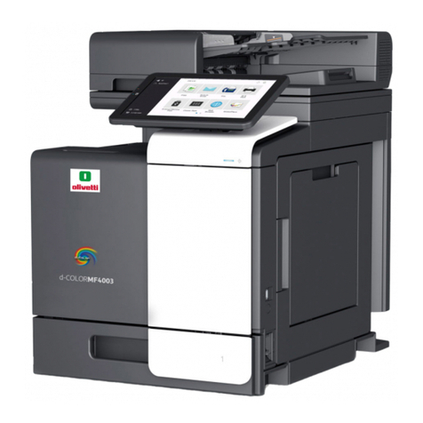 Olivetti d-Color MF 4003 installation manual