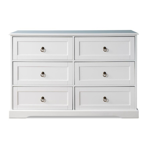 Mocka Hamptons Six Drawer Assembly instructions