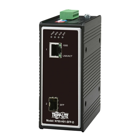 Tripp Lite N785-I01-SFP-D User manual