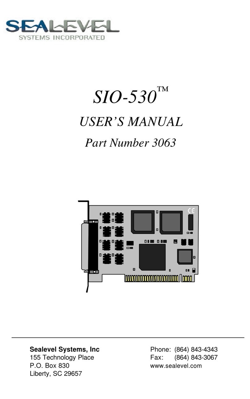 SeaLevel SIO-530 user manual