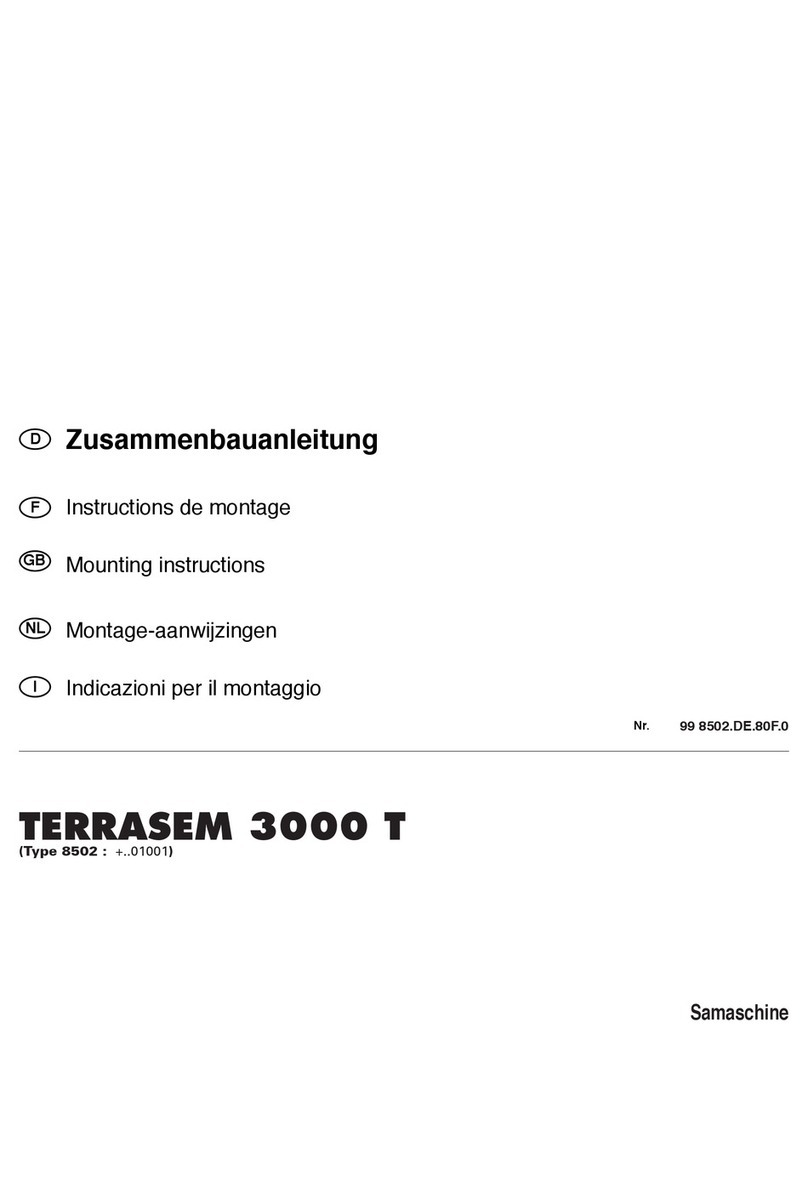 Pottinger TERRASEM 3000 T Standardline Mounting instructions