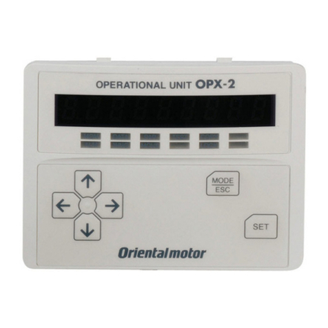 Oriental motor OPX-2A quick start guide