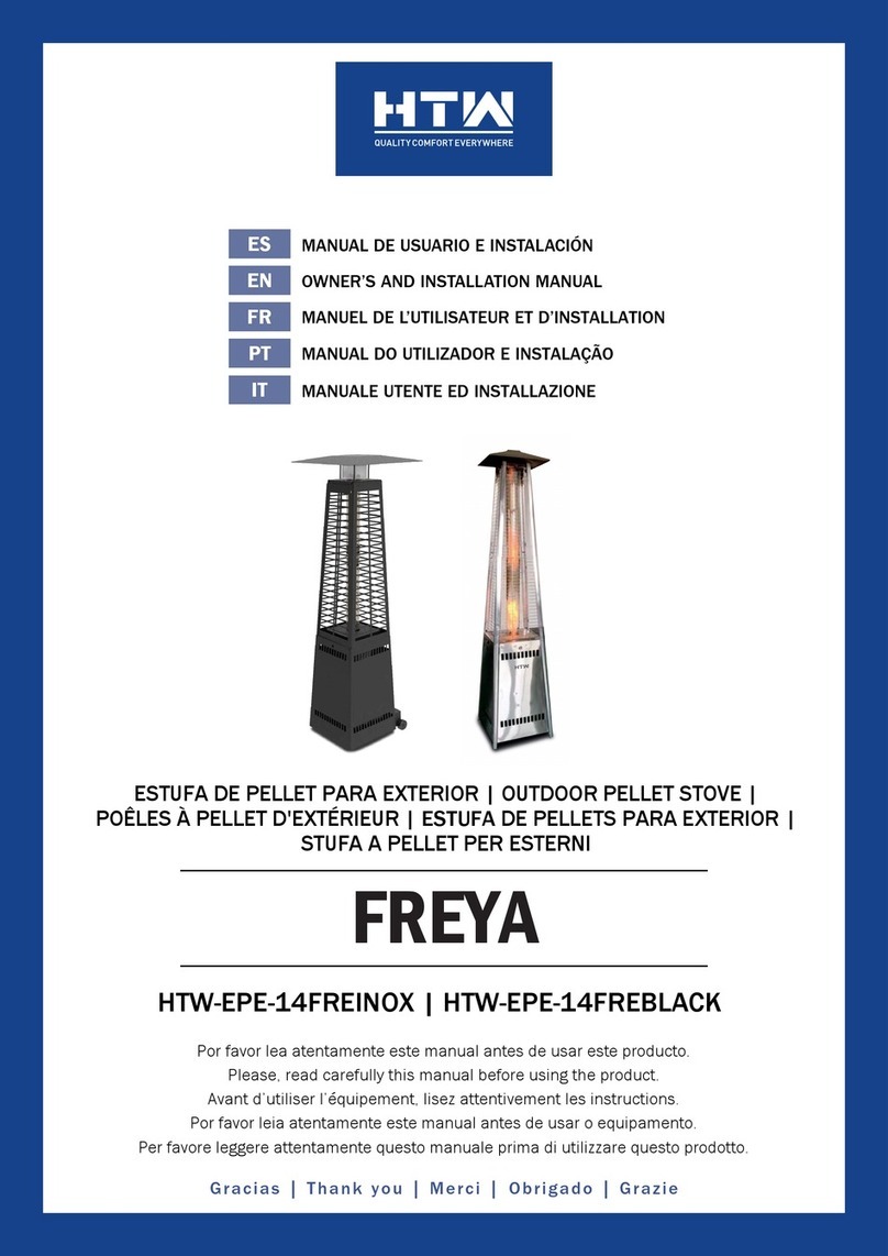HTW FREYA HTW-EPE-14FREINOX Owners and installation manual