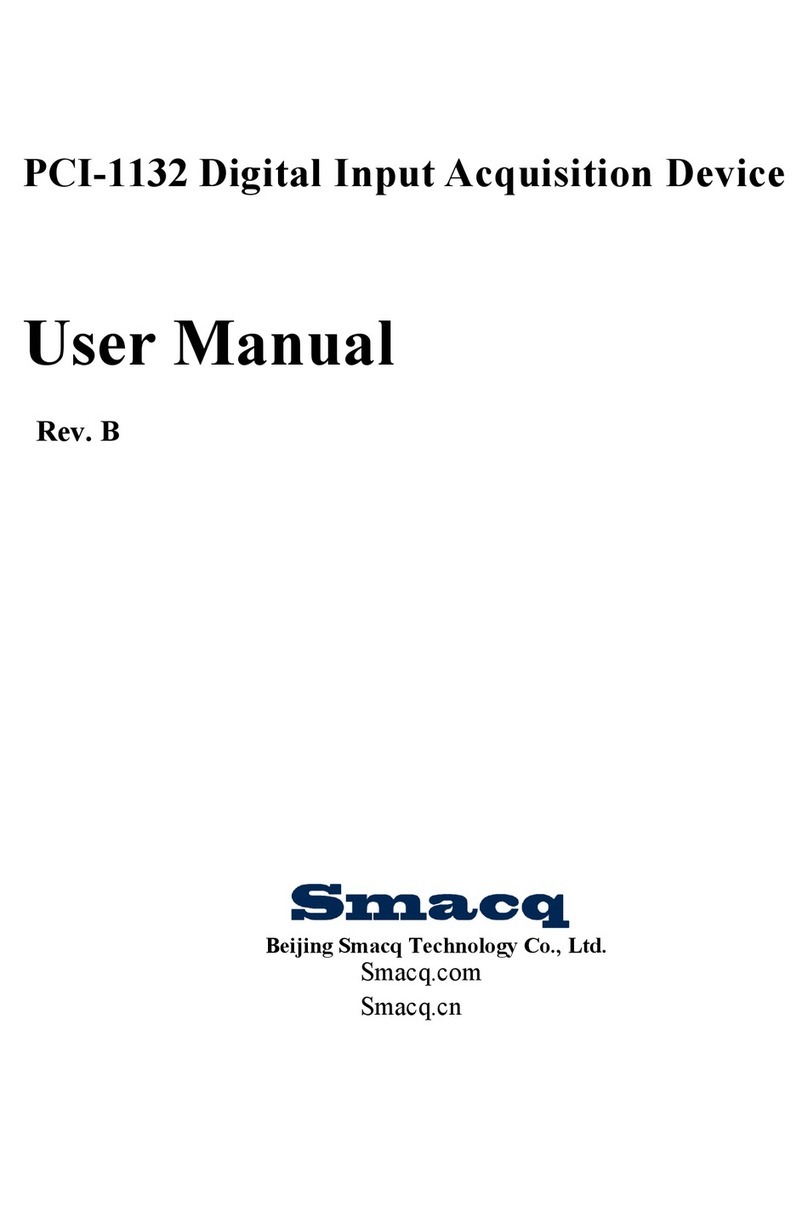 Smacq Technologies PCI-1132 user manual