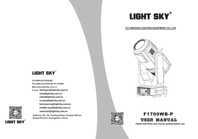 Light Sky FLY DRAGON F1700WB -P User manual