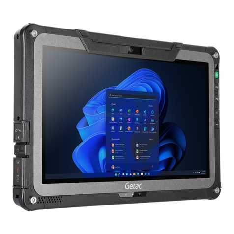 Getac F110 User manual