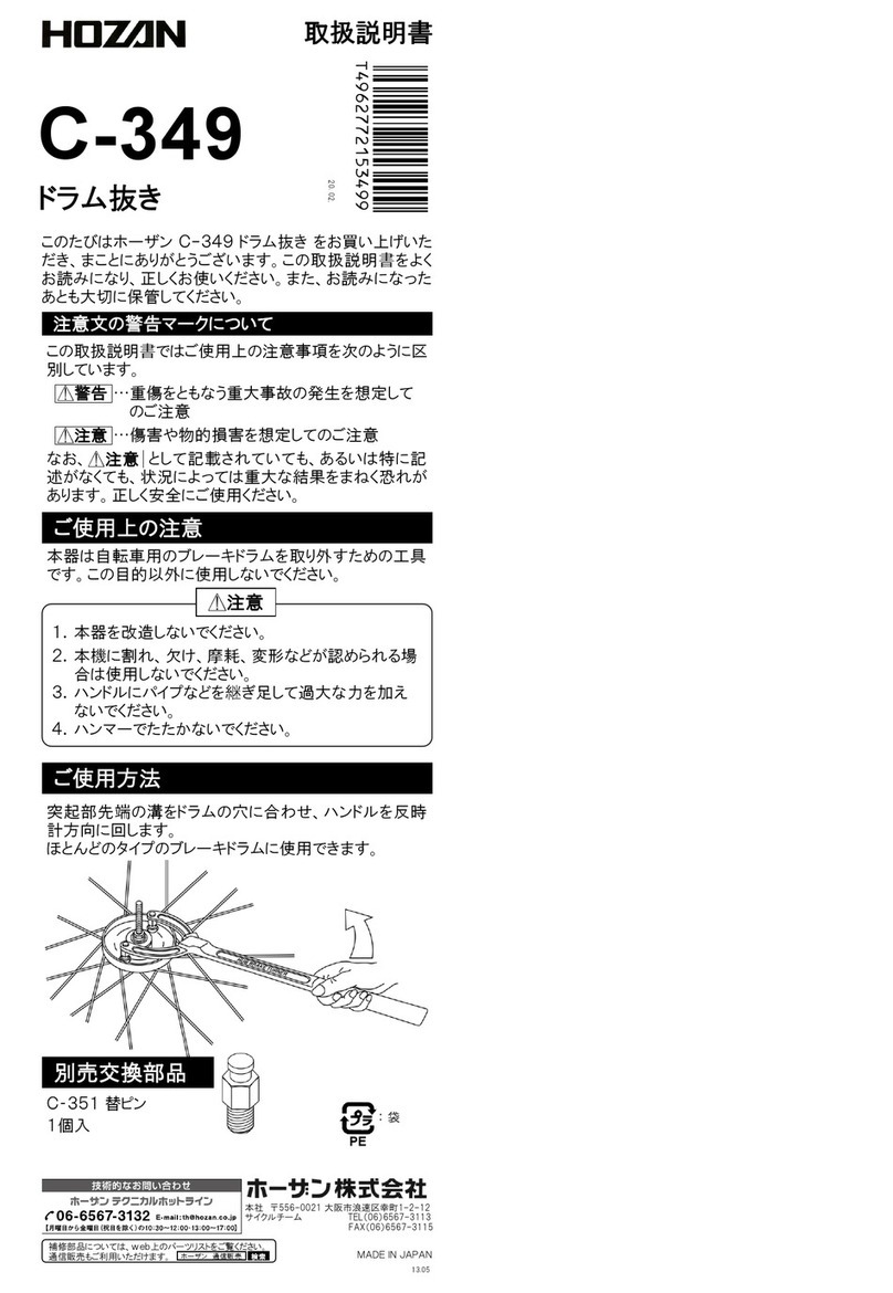 HOZAN C-349 instruction manual
