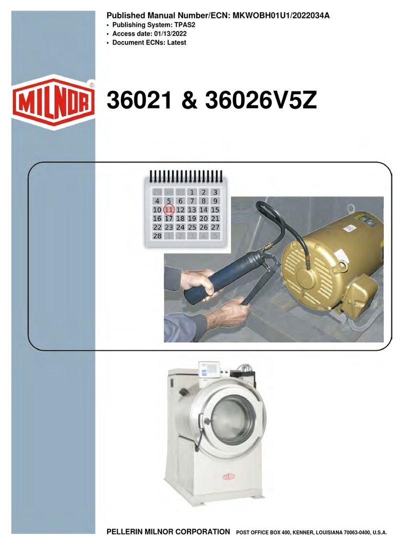 Milnor 36021 manual