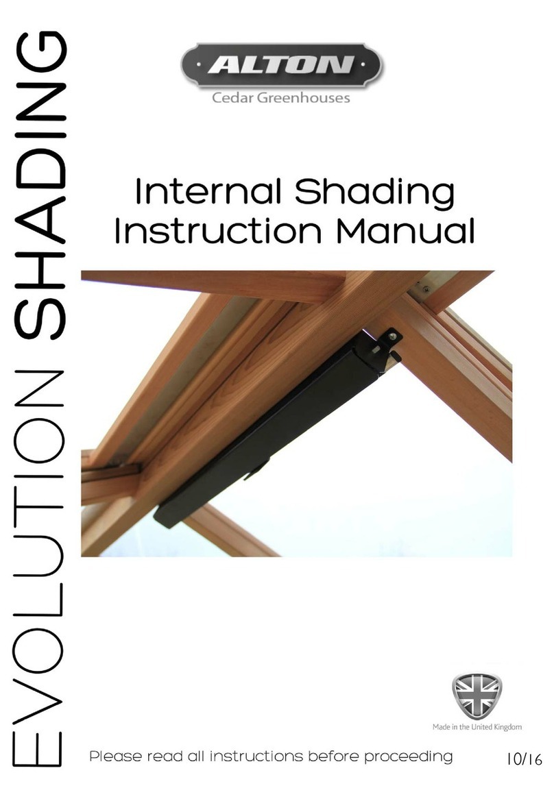 Alton Evolution Internal Shading User manual