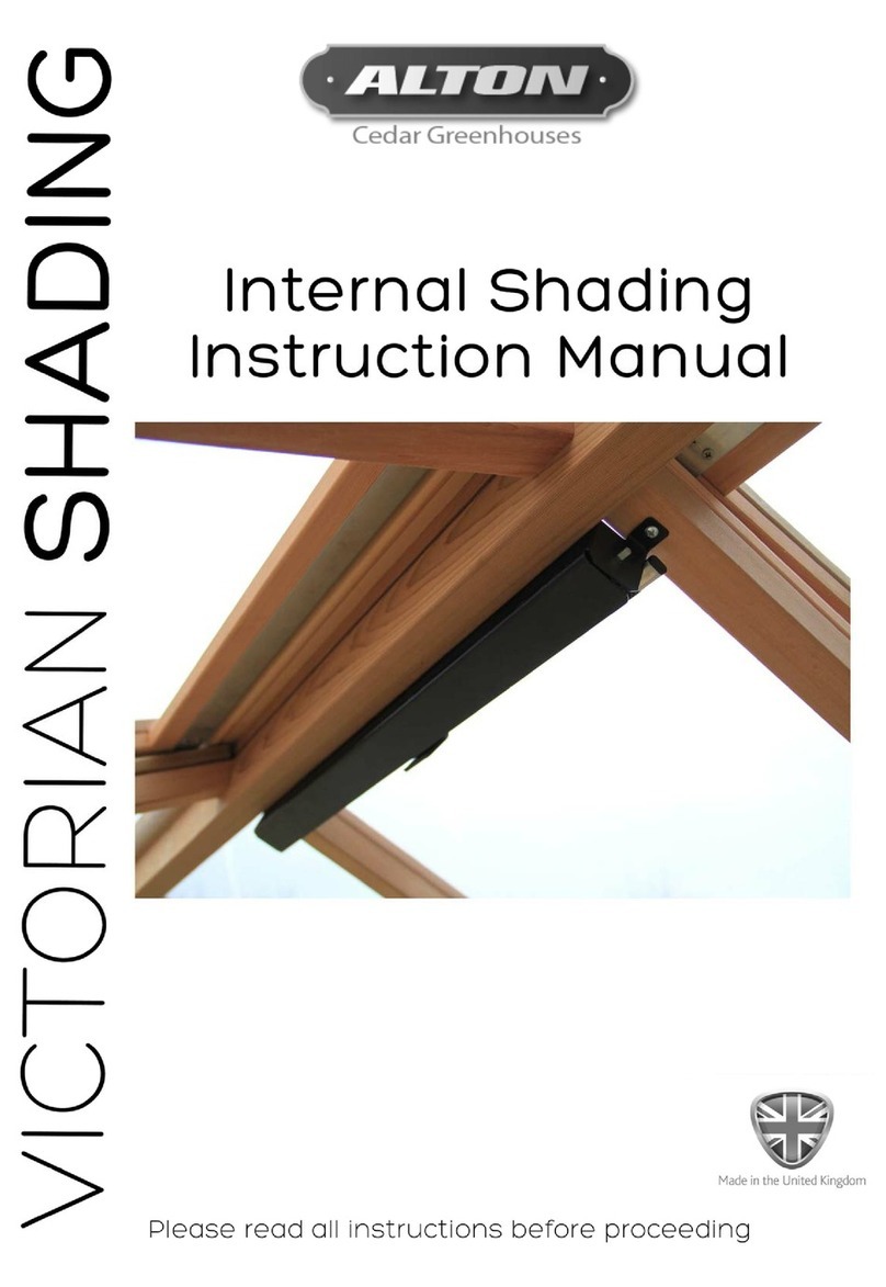 Alton Victorian Internal Shading instruction manual