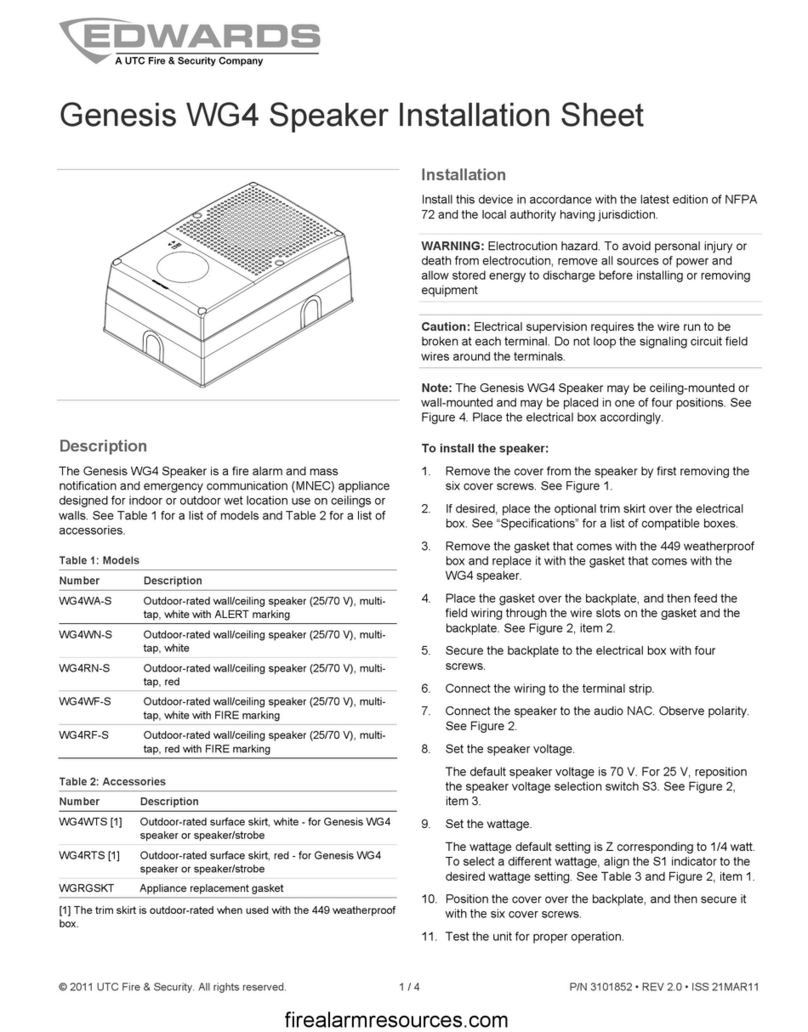 Edwards Genesis WG4 Assembly instructions
