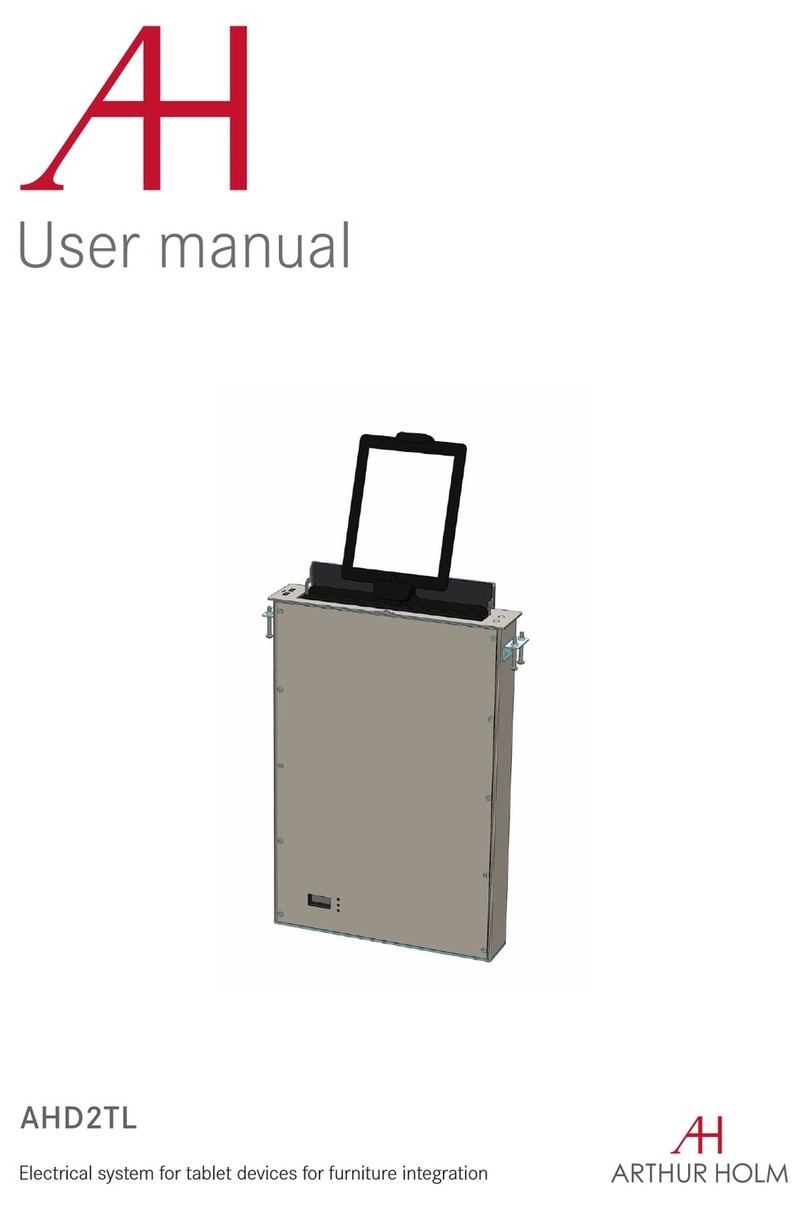 ARTHUR HOLM AHD2TL user manual ARTHUR HOLM AHD2TL user manual