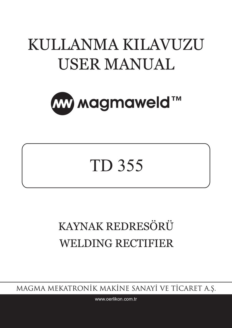 Magmaweld TD 355 user manual